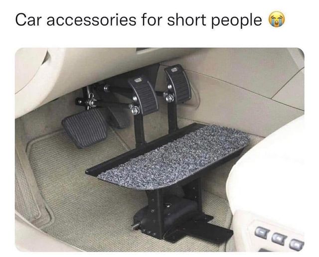 funny memes and pics - furniture - Car accessories for short people 2,