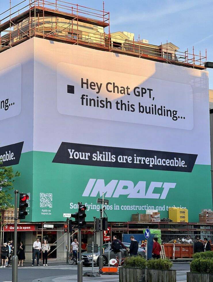 cool random pics - billboard - ng... cable. Ict 9 Qu k is open Oxo 524 Da% Apply on impact.be Hey Chat Gpt, finish this building... Your skills are irreplaceable. Impact Safying bs in construction and to brico