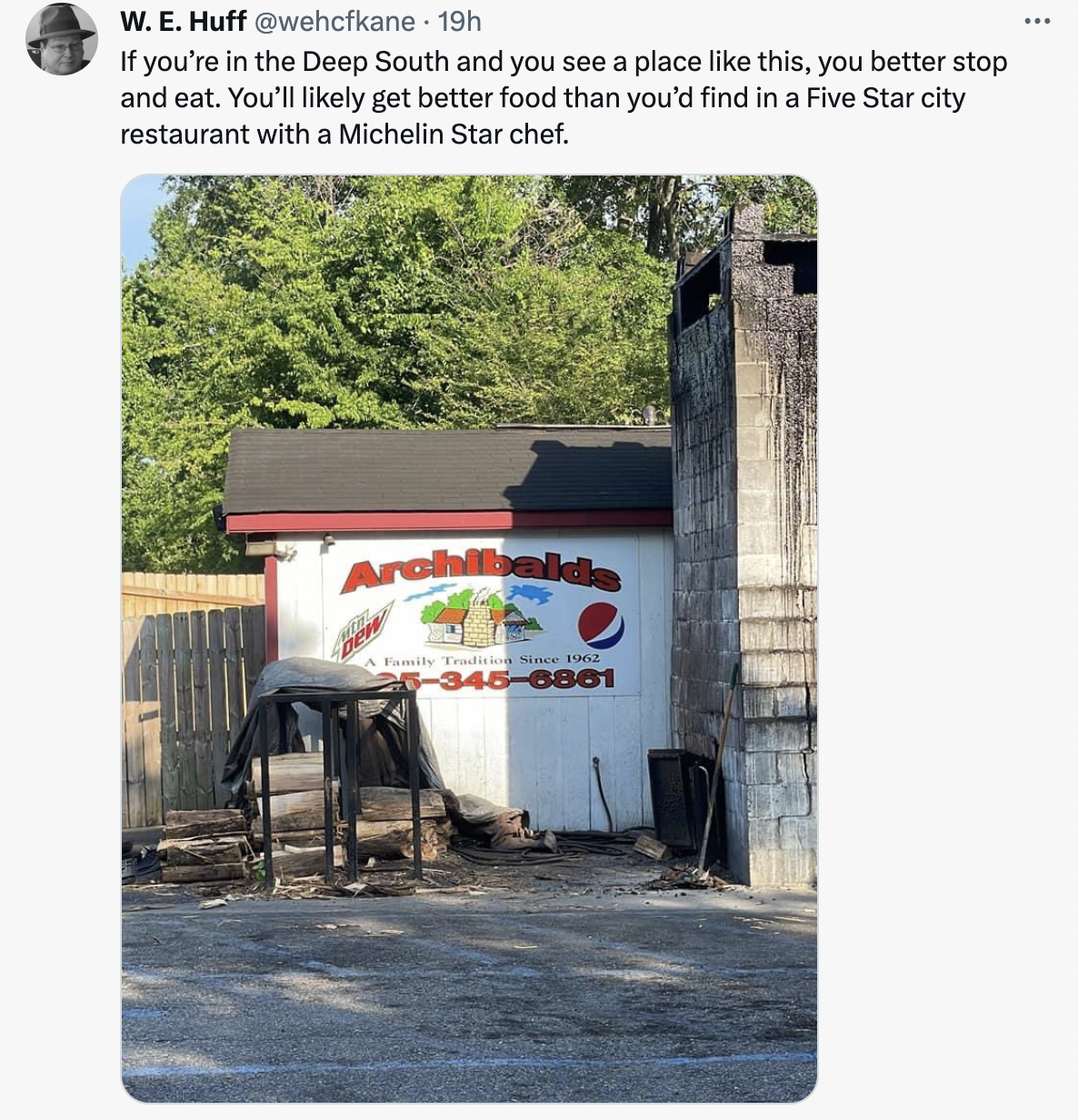 real estate - If you're in the Deep South and you see a place this, you better stop and eat. You'll ly get better food than you'd find in a Five Star city restaurant with a Michelin Star chef.