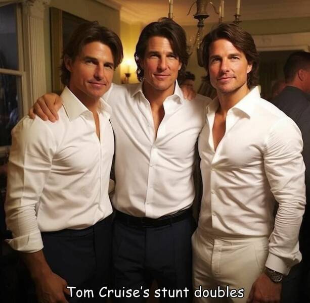 cool pics and photos - suit - Tom Cruise's stunt doubles