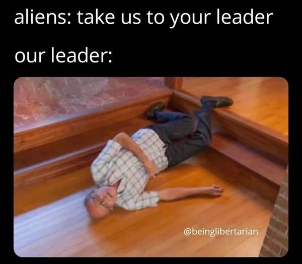 funny tweets and twitter memes - arm - aliens take us to your leader our leader