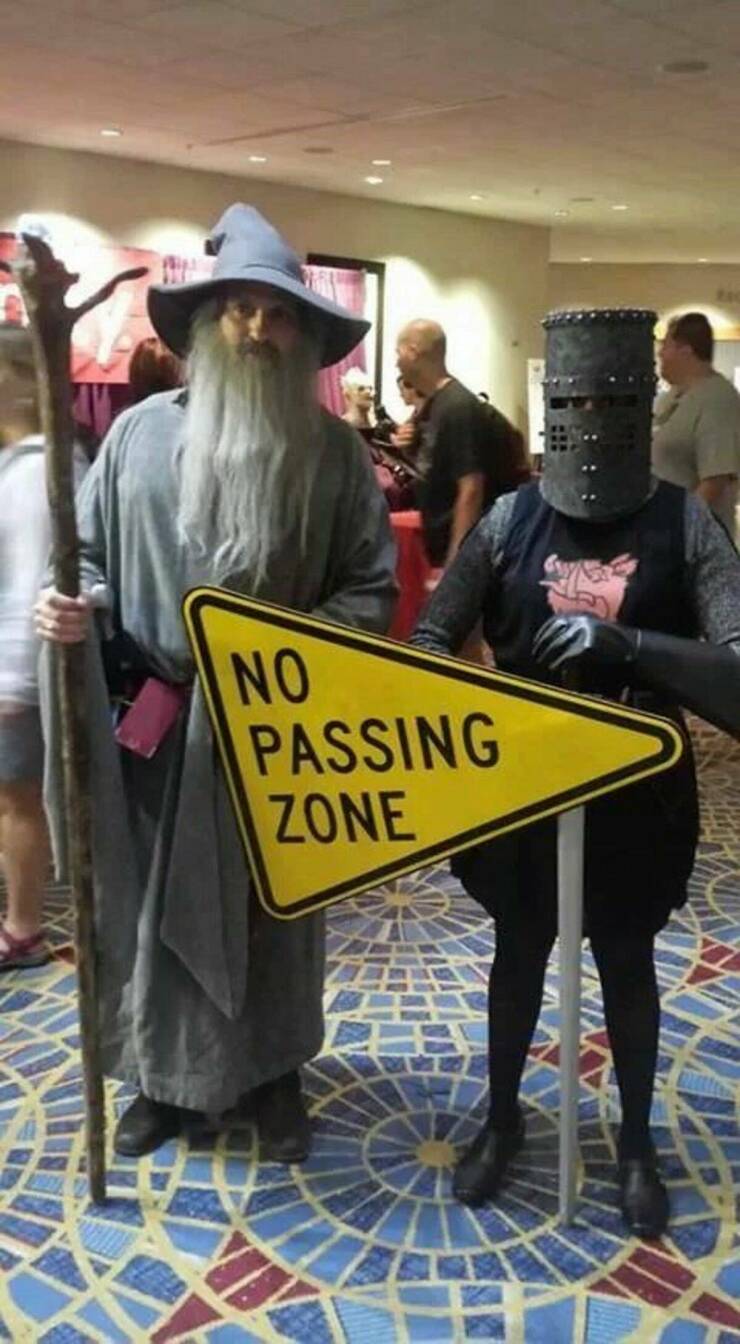 cool random pics and photos - gandalf the grey and gandalf the white - No Passing Zone Ay