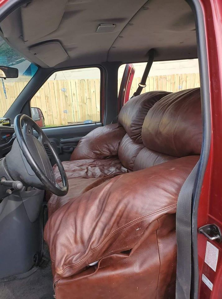 funny memes and cool pics - couch seats in car - Th
