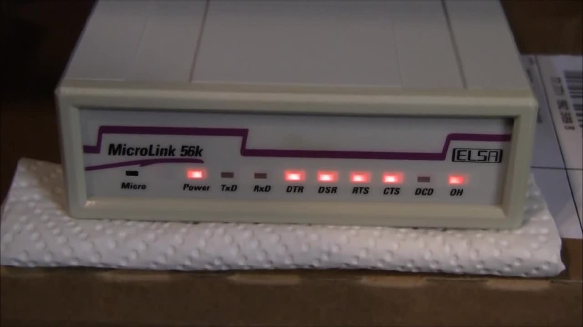 reddit 90s skills - dial up modem - MicroLink 56k Micro Power TxD RxD Dtr Dsr Rts Cts Dcd Elsa Oh