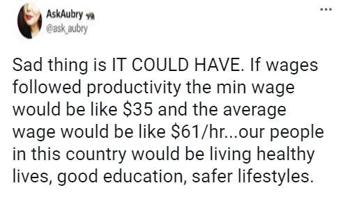 anti-work memes reddit - not owning up to your mistakes - AskAubry ... Sad thing is It Could Have. If wages ed productivity the min wage would be $35 and the average wage would be $61hr...our people in this country would be living healthy lives, good educ
