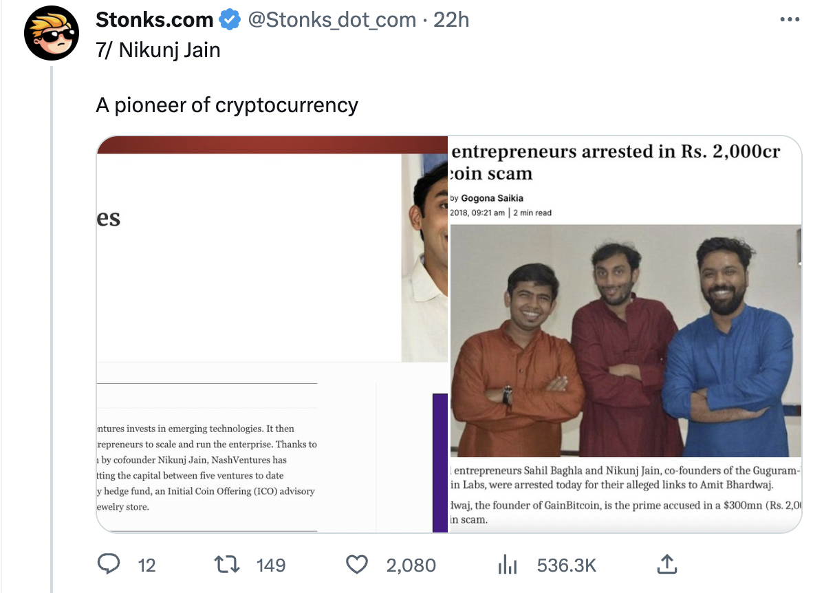 media - Jain A pioneer of cryptocurrency es intures invests in emerging technologies. It then repreneurs to scale and run the enterprise. Thanks to by cofounder Nikunj Jain, NashVentures has iting the capital between five ventures to date y…