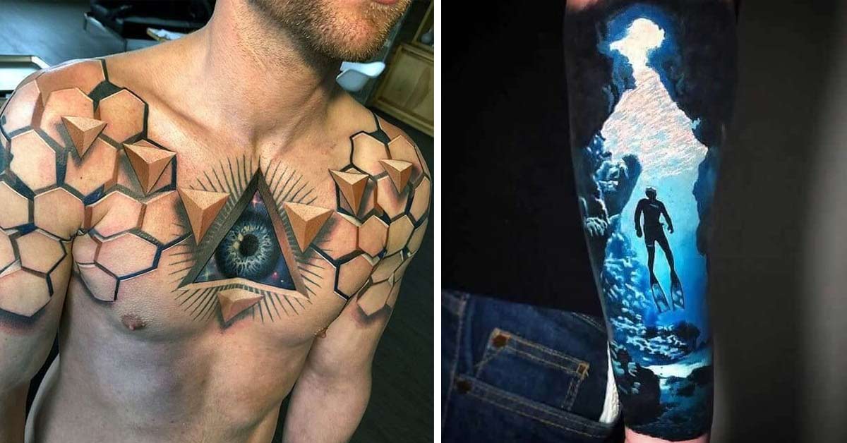 Tattoos have come a long way in recent years. Both in their acceptance and transformation from taboo to normal, as well as the new techniques, styles, and artists who do them. Check out this round-up of some photorealistic, 3D, and generally incredible tattoos.