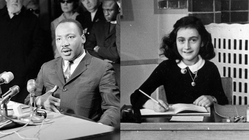 unbelievable facts - anne frank martin luther king