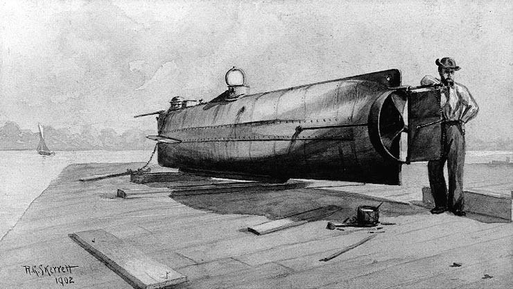 inventors killed by their creations --  hl hunley submarine