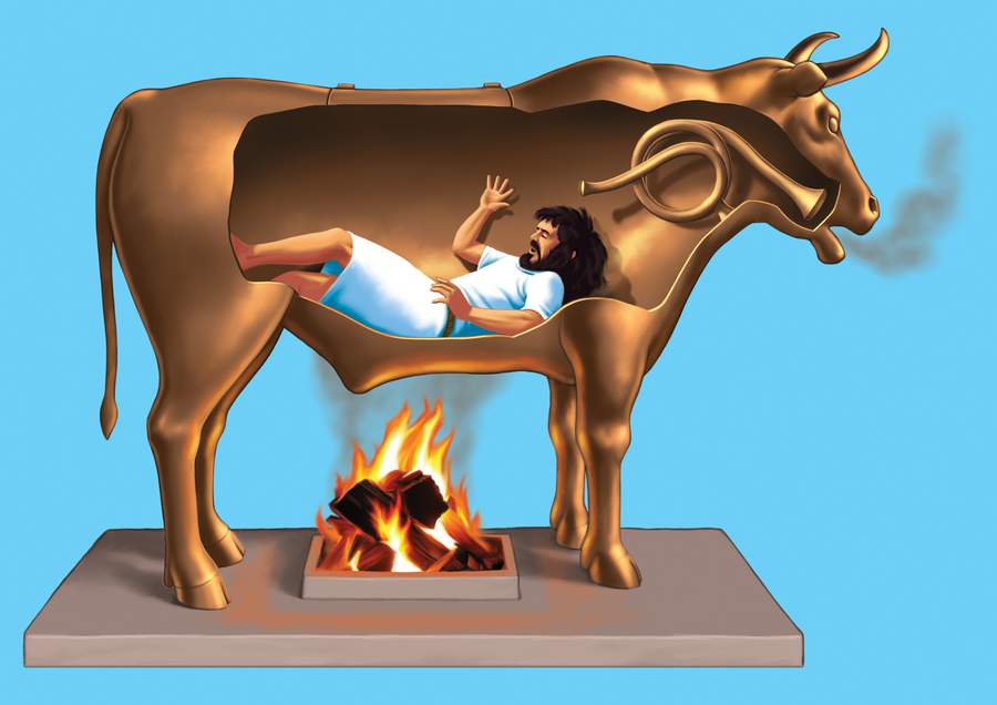 inventors killed by their creations - brazen bull