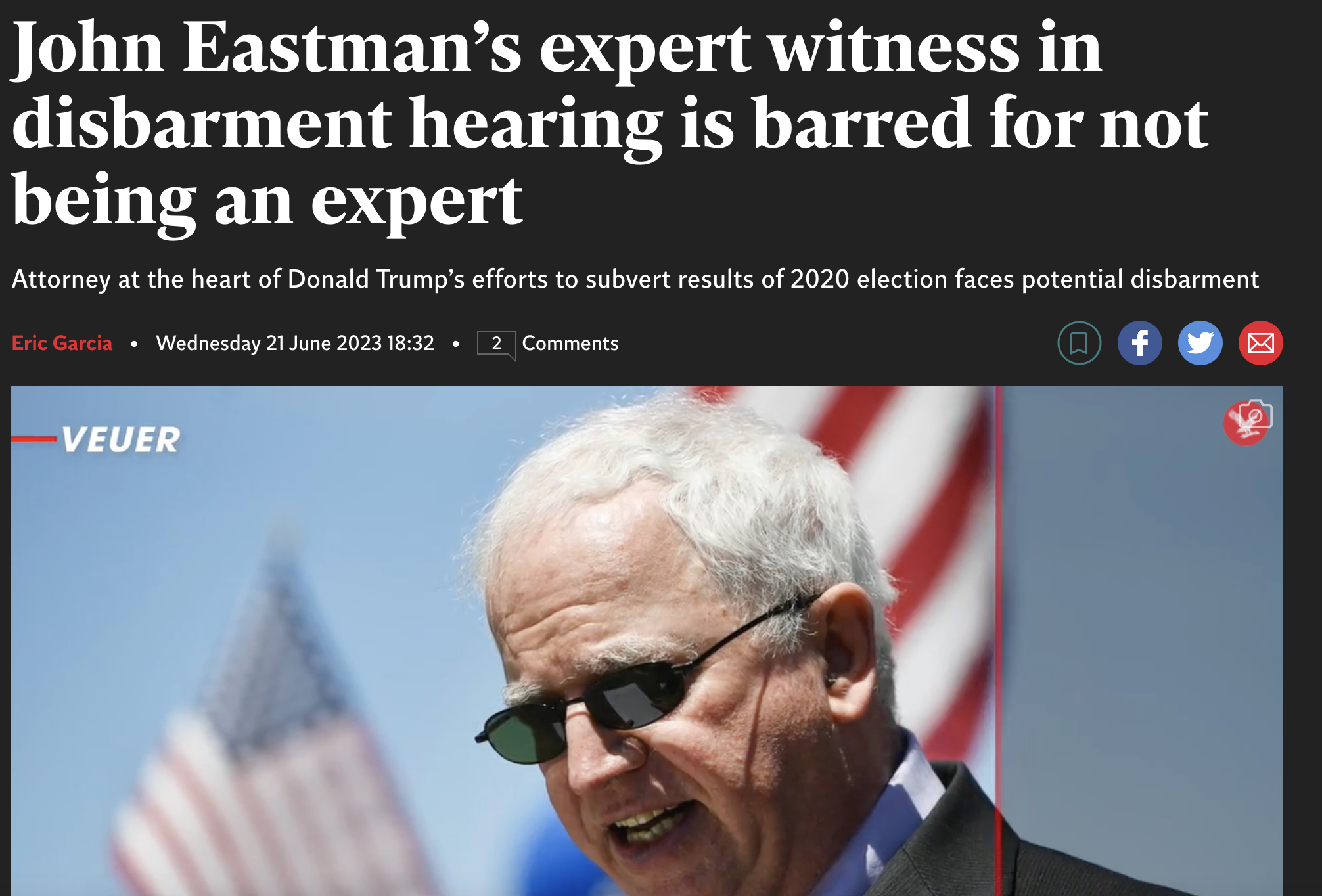 john eastman - John Eastman's expert witness in disbarment hearing is barred for not being an expert Attorney at the heart of Donald Trump's efforts to subvert results of 2020 election faces potential disbarment Eric Garcia Wednesday 2 Veuer f