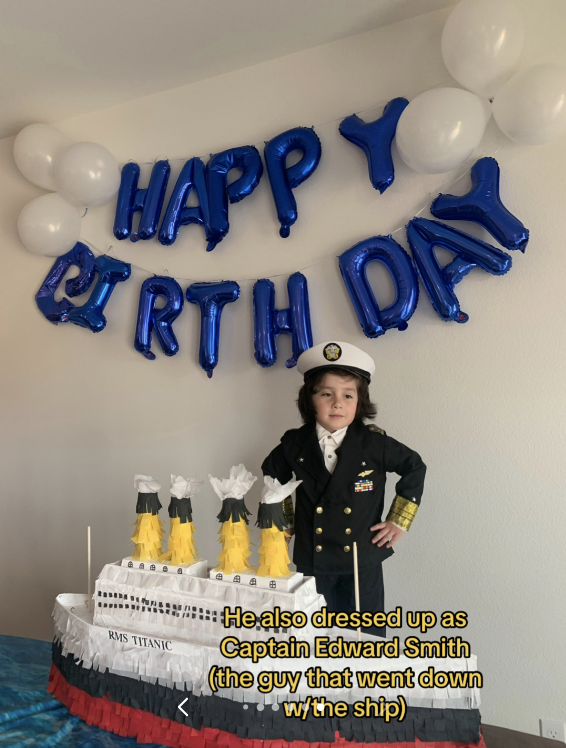 Titanic Themes Birthday Party -