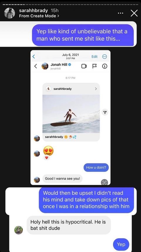 jonah hill text messages - web page - sarahhbrady 15h From Create Mode > Yep kind of unbelievable that a man who sent me shit this... Jonah Hill jonahhill sarahhbrady sarahhbrady Good I wanna see you! Edit > How u doin!? Would then be upset I didn't read 