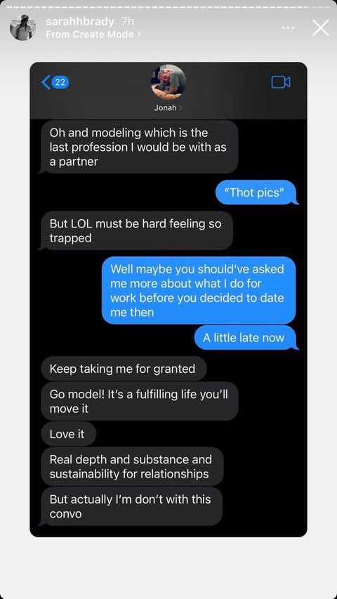 jonah hill text messages - software - sarahhbrady 7h From Create Mode > 22 Jonah > Oh and modeling which is the last profession I would be with as a partner But Lol must be hard feeling so trapped "Thot pics" Well maybe you should've asked me more about w