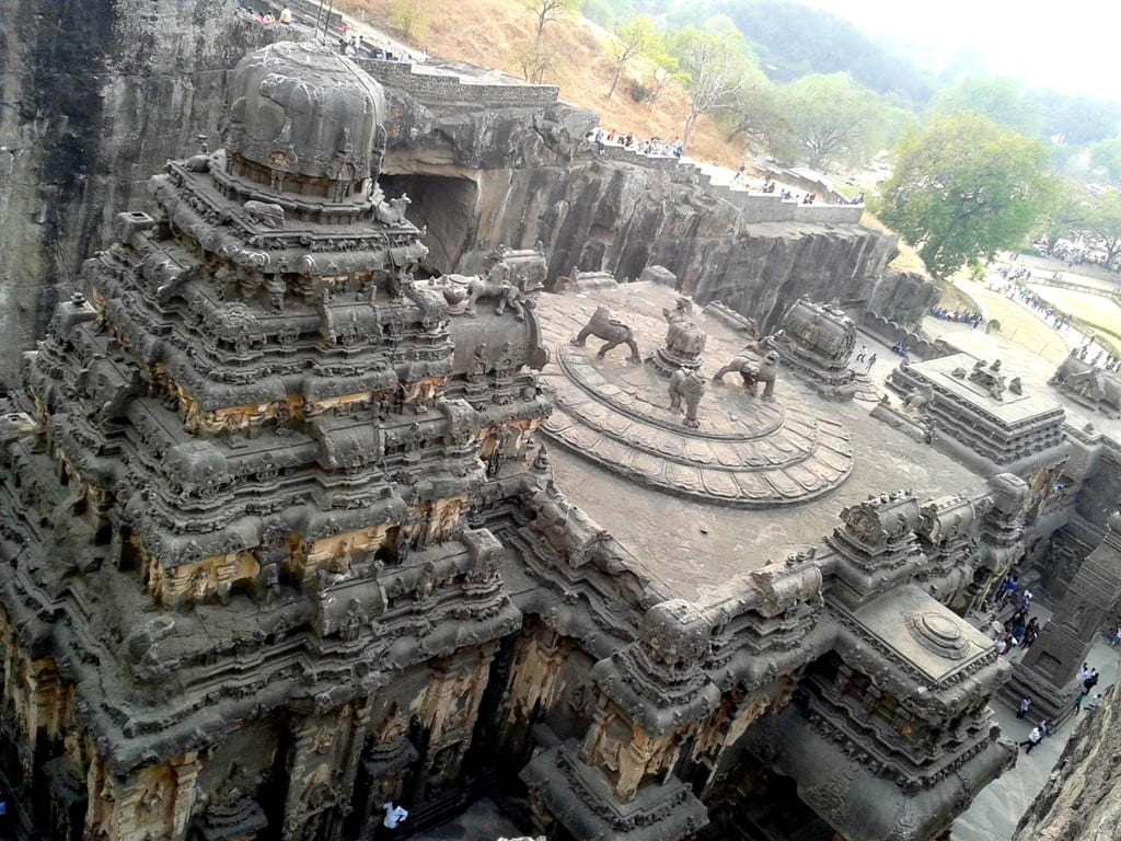 Kailasa temple carved from one stone