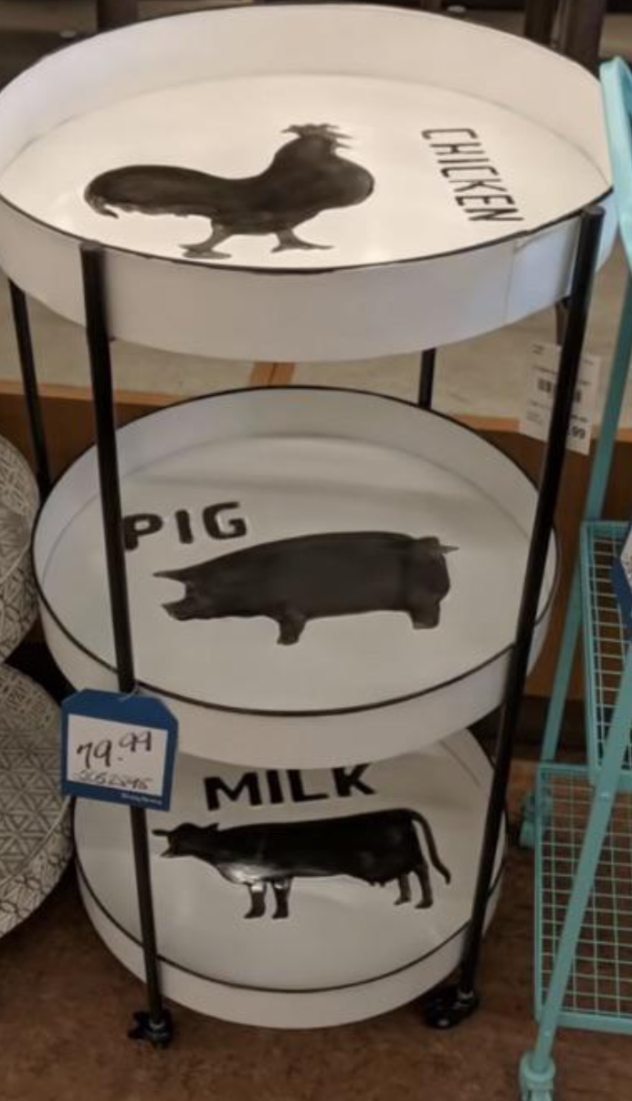 table - Pig 79.94 Milk Chicken