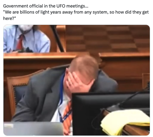 Memes and Reactions From the Congressional Hearing On UFOs