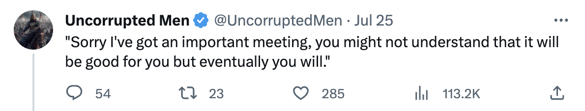 andrew tate fans date - paper - Uncorrupted Men Men. Jul 25 "Sorry I've got an important meeting, you might not understand that it will be good for you but eventually you will." 54 23 285