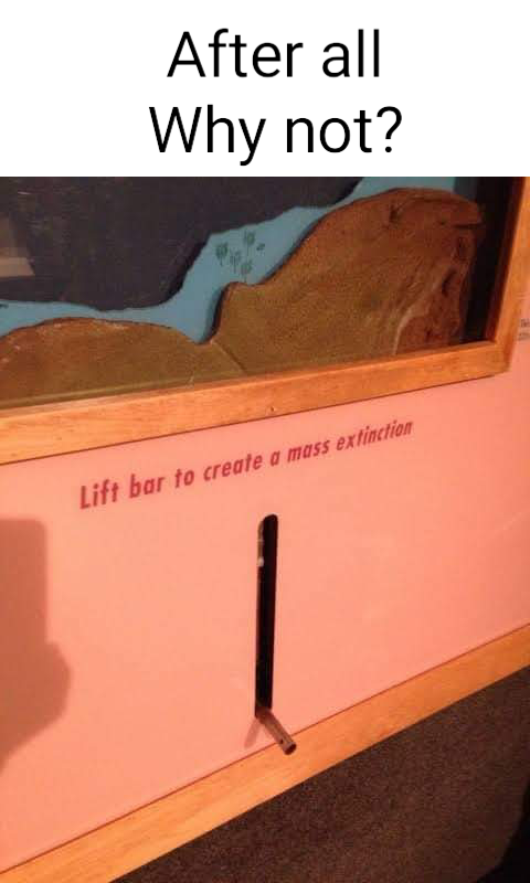 memes reddit twitter - people string - After all Why not? Lift bar to create a mass extinction