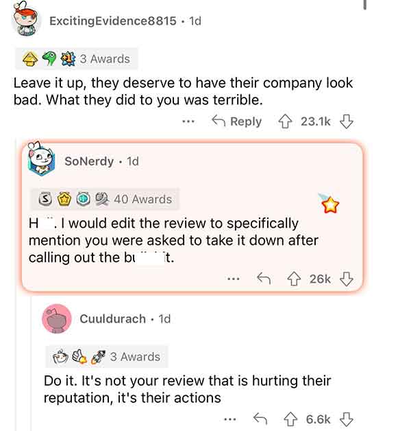  Company Asks Person to Delete Negative Glassdoor Review After They Rescind a Job Offer