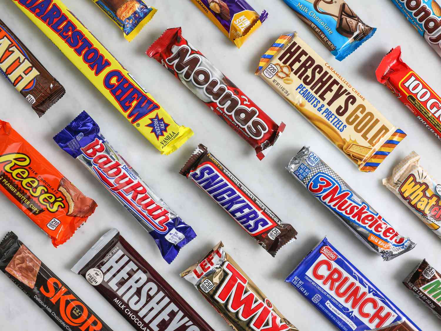 They Don’t Make Them Like They Used To - types of chocolate bars - Tha 210 Arleston Chew Milk Chocolate Reese's 2 Peanut Butter Cups Tut 1.1.07 30 210 Rence Mesport Baby Ruth Real Deanu Fresh Skor Delicious Milk ChocolateCrist Milk Chocola Hershey'S Rozen