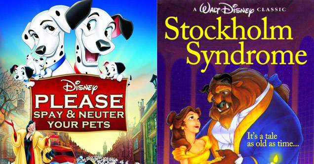 For most of us, Disney movies were a staple of our early childhood.  There was just something so captivating and entertaining about these classic films we watched when we were young and as we grew up through the years.  Chances are your kids (if you have any) probably love some of the same classics you did as a youngster.
<br/><br/>
While these movies are often full of life lessons about being kind to others, believing in yourself, and never giving up, as grown-ups we can now look at them from a more mature and even cynical point of view.
<br/><br/>
So check out this batch of pics that show what some classic Disney movies would have looked like if they had "honest" movie posters.