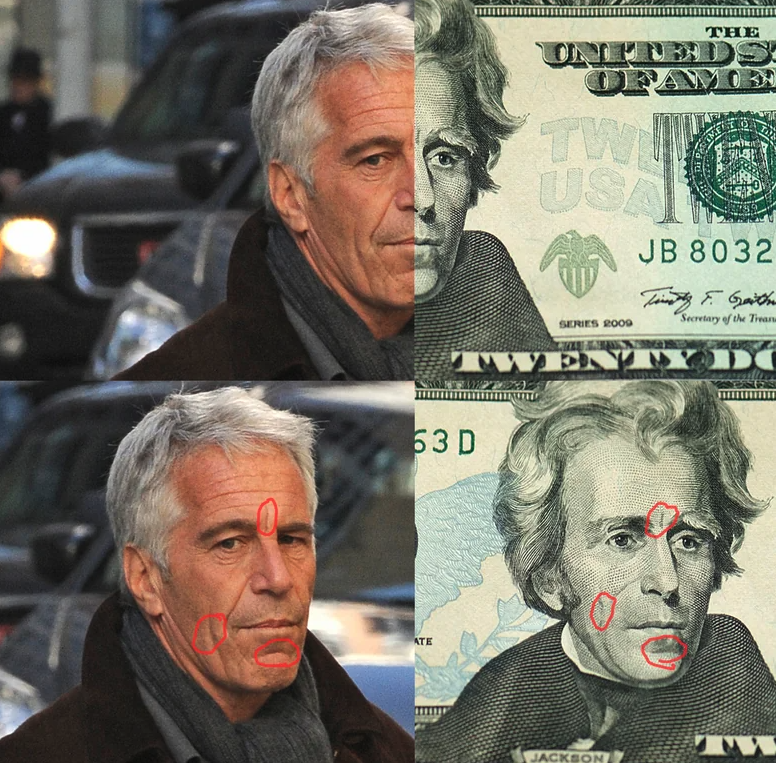 A conspiracy theory claims that <a href="https://ebaumsworld.com/articles/jefferey-epstein-isnt-dead-because-hes-a-300-year-old-vampire-whos-on-the-20-dollar-bill/87430788/" target="_blank"><b><u>.Jefferey Epstein</b></u></a> Isn't Dead, Because He's a 300-Year-Old Vampire Who's on the 20-Dollar Bill.