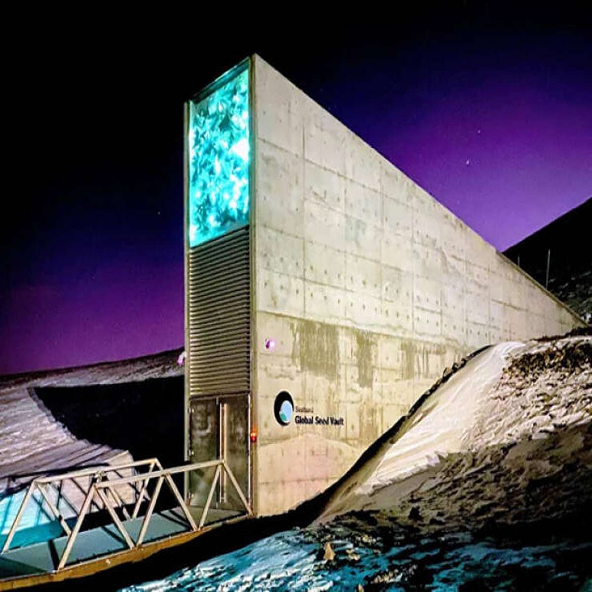 The Svalbard Global Seed Vault also known as the “Doomsday Vault”, is a place in Norway where all of the world’s seeds are kept safe in case of a global catastrophe.
