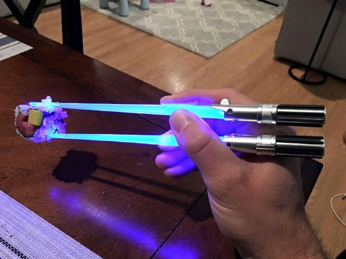 Saw these cool RGB Light-Saber styled Chopsticks.