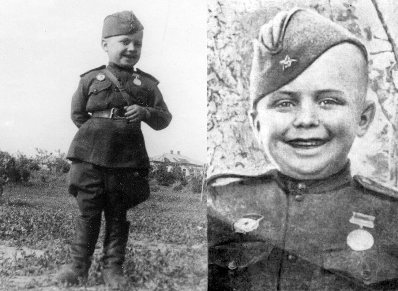True story about a boy who's entire family is slaughtered by the Nazis, little kid manages to escape into the woods. Is found starving days later by Russian soldiers, gets treated well, becomes a beloved part of the corps, a Red Army Officer at age 12, serves in battle by carrying ammunition, uncovers Nazi spy campaigns, dances and sings cute little songs to his fellow soldiers to improve morale, gets blown up, saves a major general who later adopts him into his family. u/Monkee-D