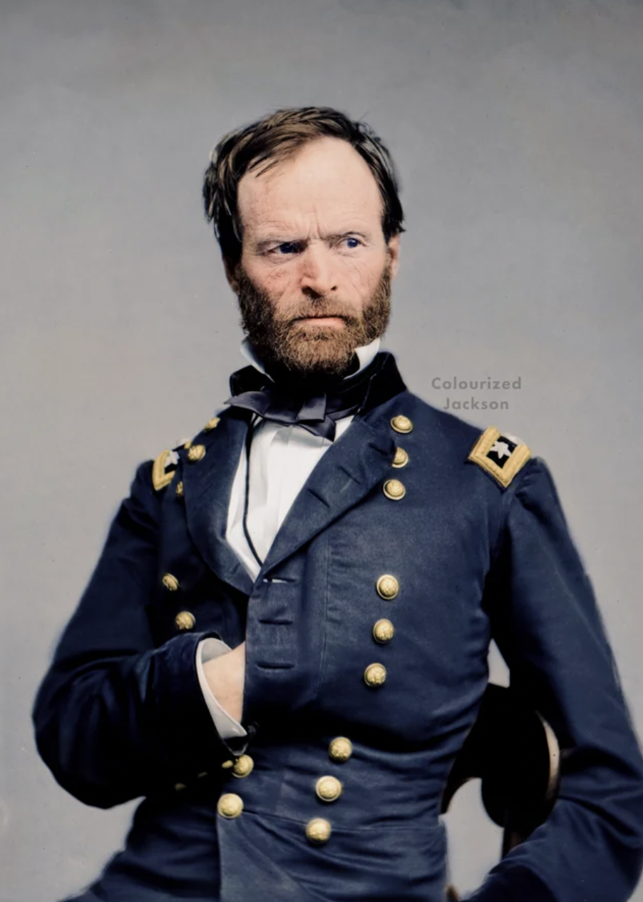 Major General William T. Sherman. 1865.