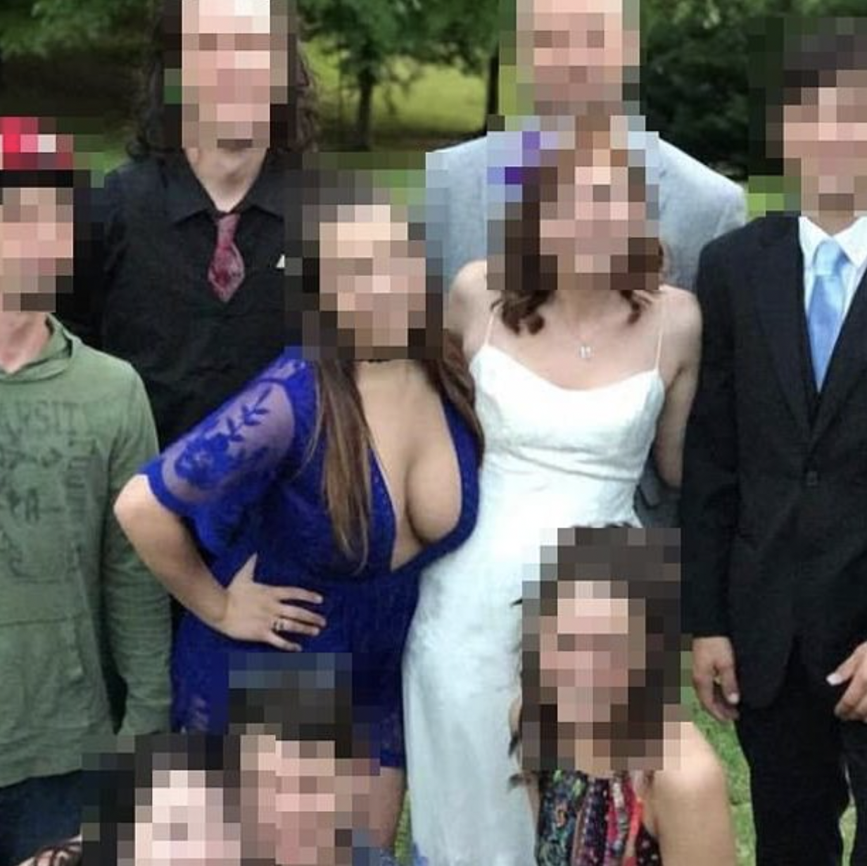 Wedding guest called "trashy" after stealing the limelight.