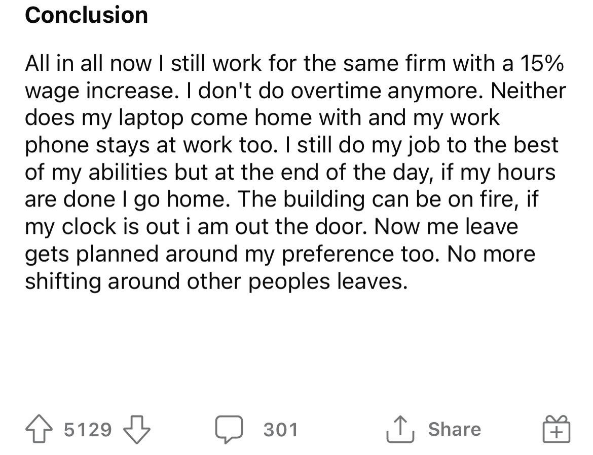 Company Won't Let Employee Take Single Vacation Day, So He Takes 920 Hours Worth Instead