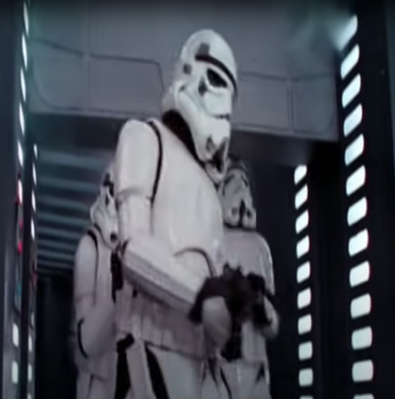 movie mistakes - stormtrooper hits head