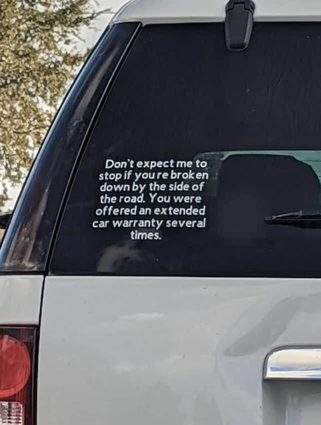 28 Cars Doing Bumper Stickers the Right Way
