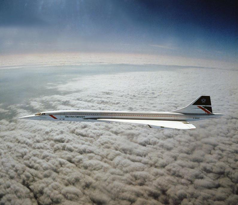 The only picture of Concorde flying at supersonic speed