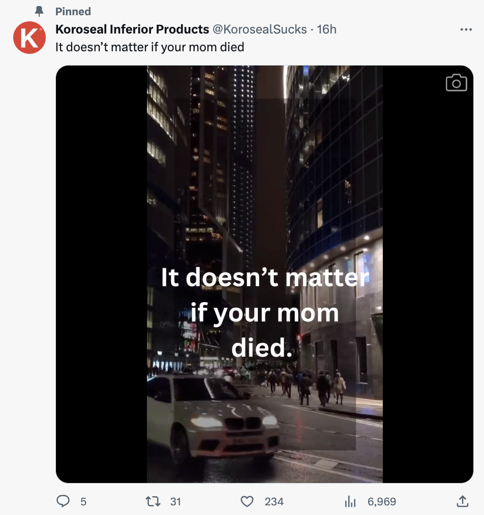 Koroseal Fires Man Over Email After His Mother's Death, the Power of Reddit Gets Them Publicly Dragged