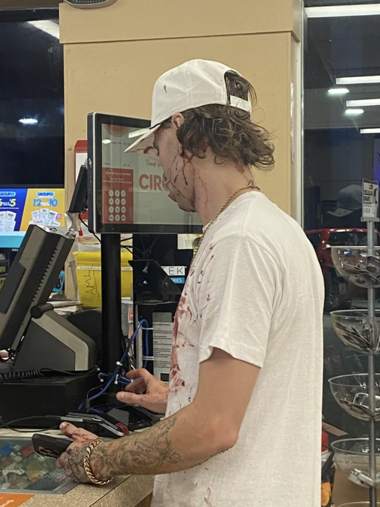 “Meanwhile, in a north Florida Circle K one night.”