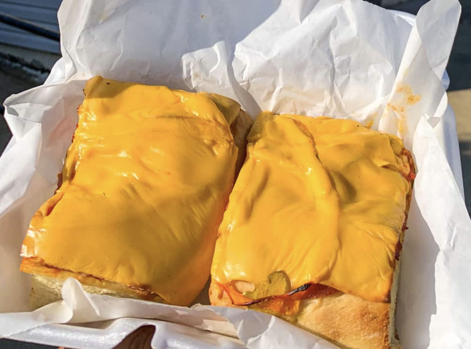 Pennsylvania pizza as a whole is not too bad, but it is home to Altoona style; which means draping your pizza with sliced American cheese. Italians around the world are rolling over in their graves.