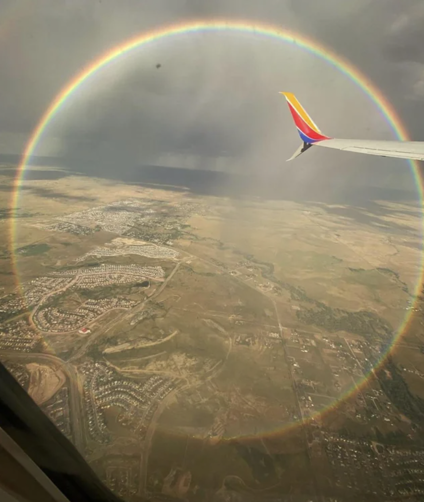 Full 360° rainbow above Colorado Springs.