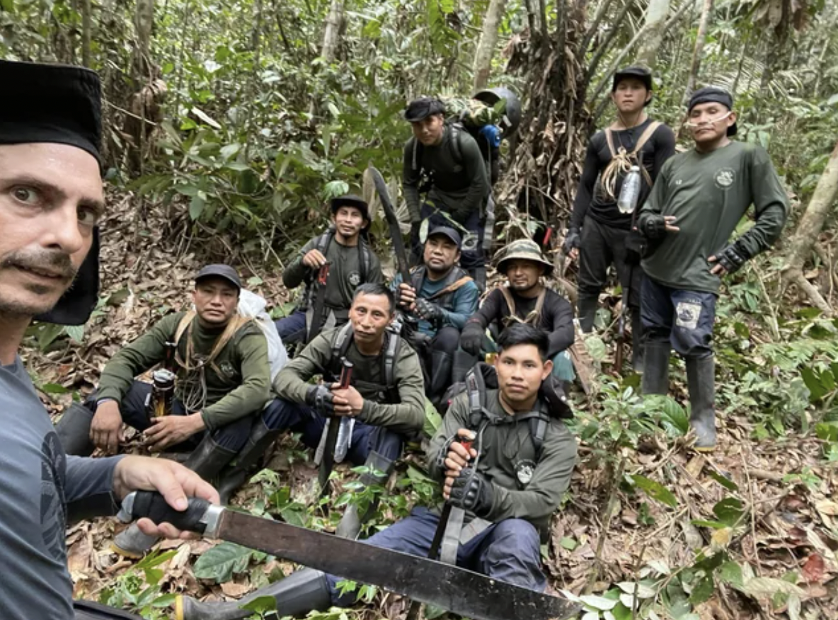An indigenous detachment patrol for loggers, miners and traffickers in the Brazilian Amazon.