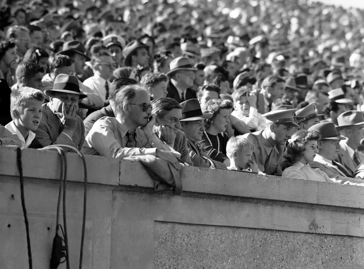 Washington Redskins fans, 1943.
