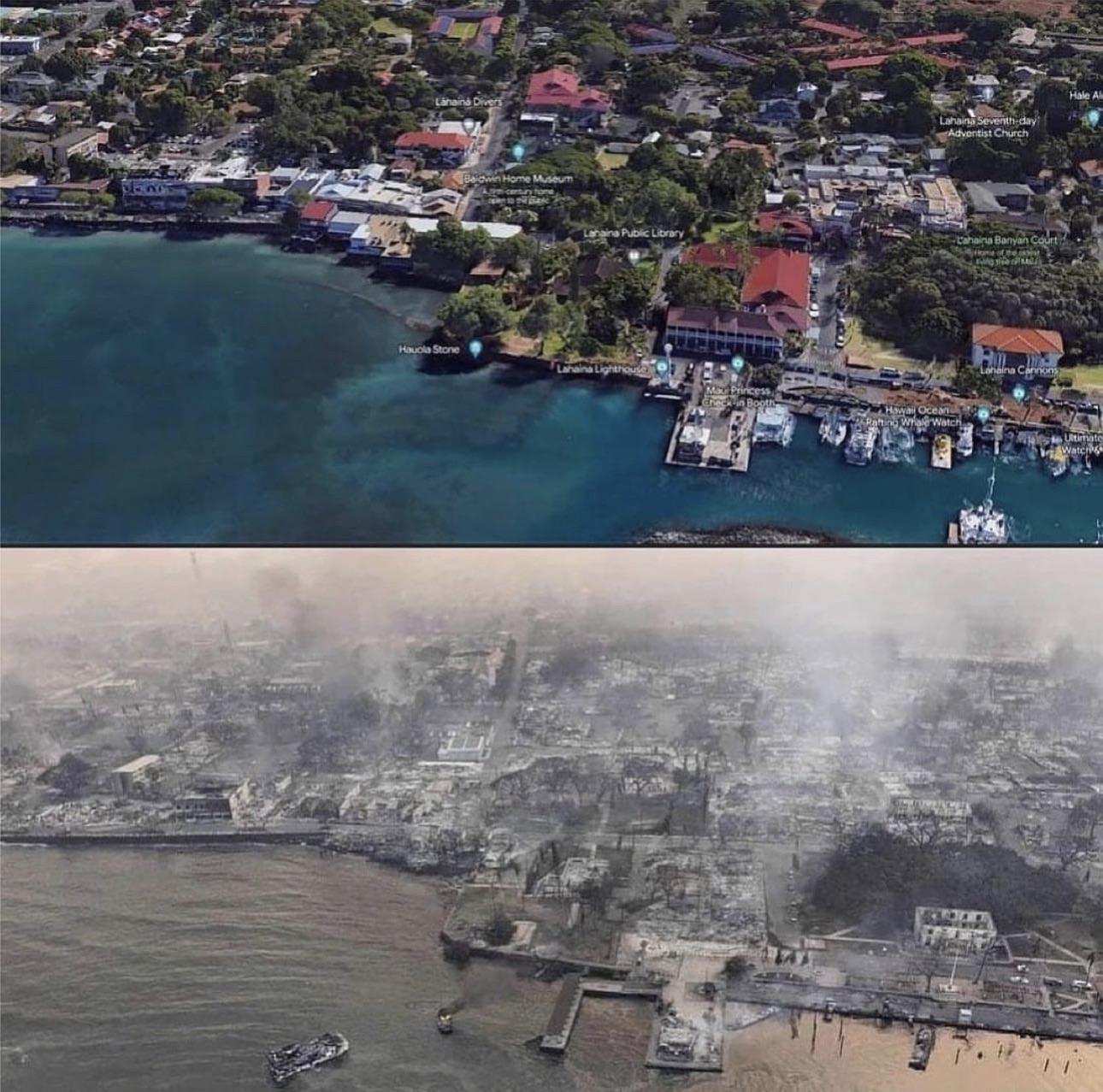 The destruction of Maui fires