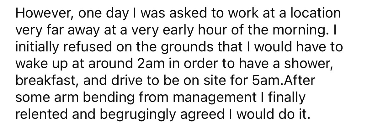 Manager Tells New Employee He's Trespassing On Private Property, So He Goes Home and Gets Paid Anyway