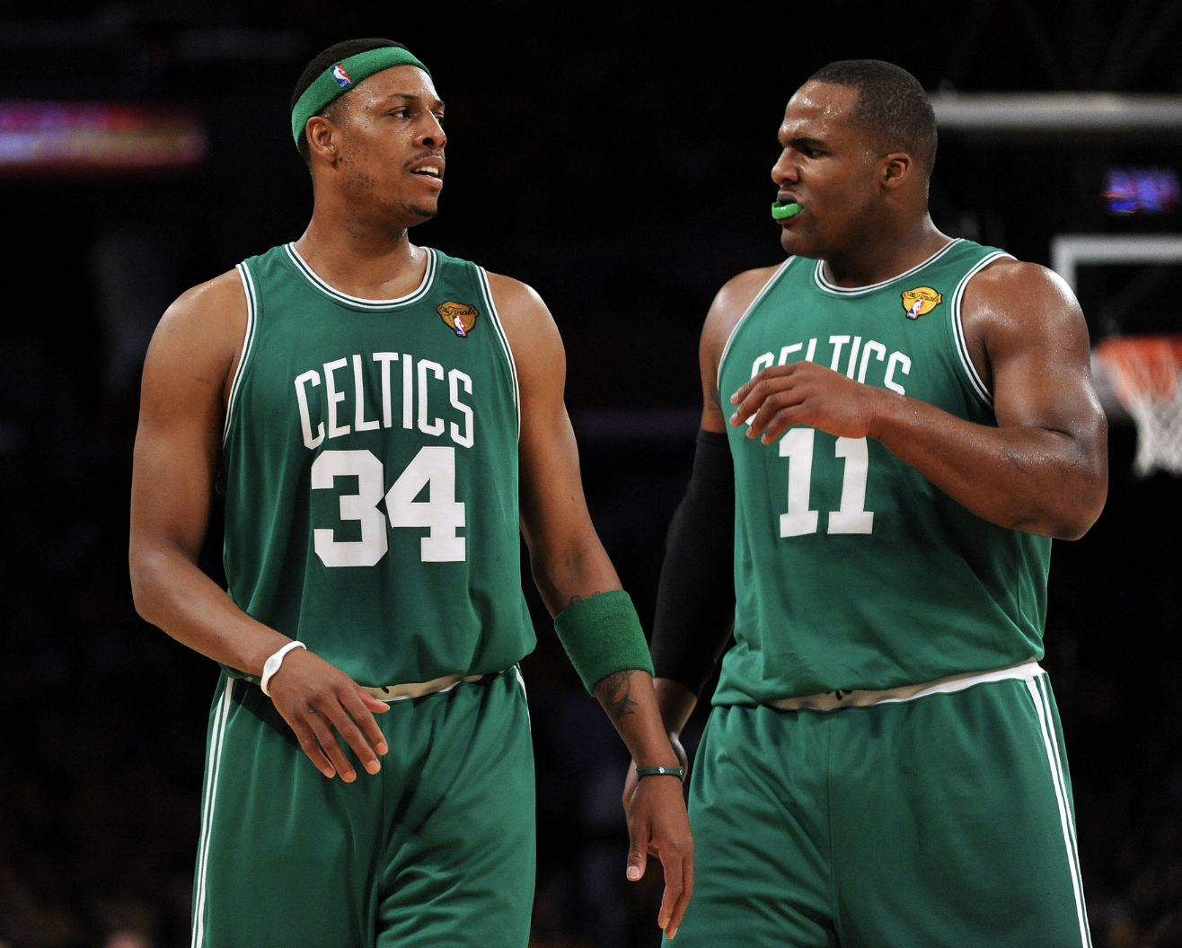 Paul Pierce and Glen Davis “guaranteed” a Boston Celtic title in 2010. Instead, they lost to the Lakers.