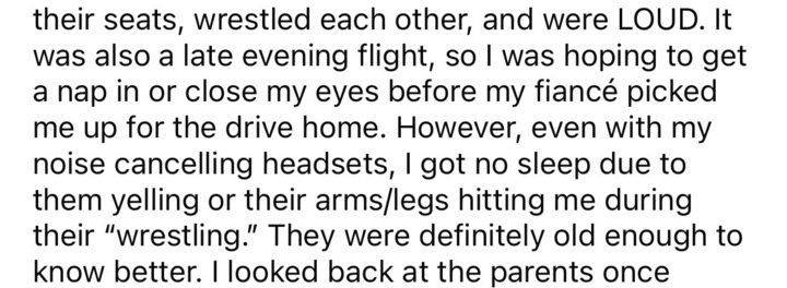 Parents Intentionally Sit Behind Their Badly Behaved Kids on the Airplane, Leaving Poor Man Next to Them Looking Like He's the Dad