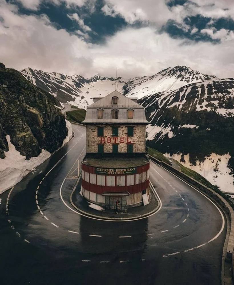 Hotel Belvedere, Switzerland.