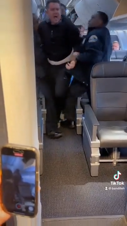 This American Airlines passenger was kicked off his flight out of first class, after allegedly throwing a fit over being denied a drink. While we'll never know the whole story, first class passengers are apparently entitled to a drink pre-flight. Was his tantrum bad enough to warrant the punishment? Who knows, but his reaction to security is priceless. 