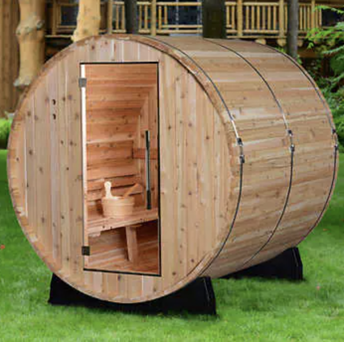 A $6,000, six person sauna. 