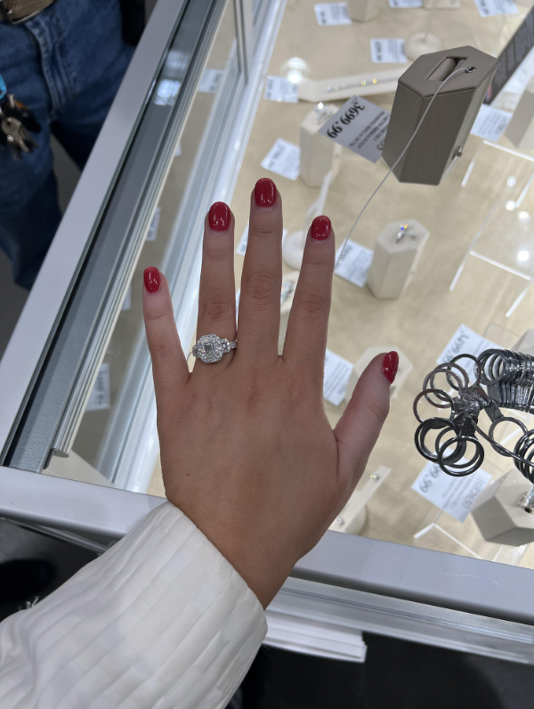 Costco sells engagement rings. 